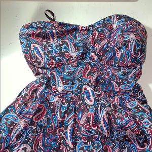 Mandala strapless dress